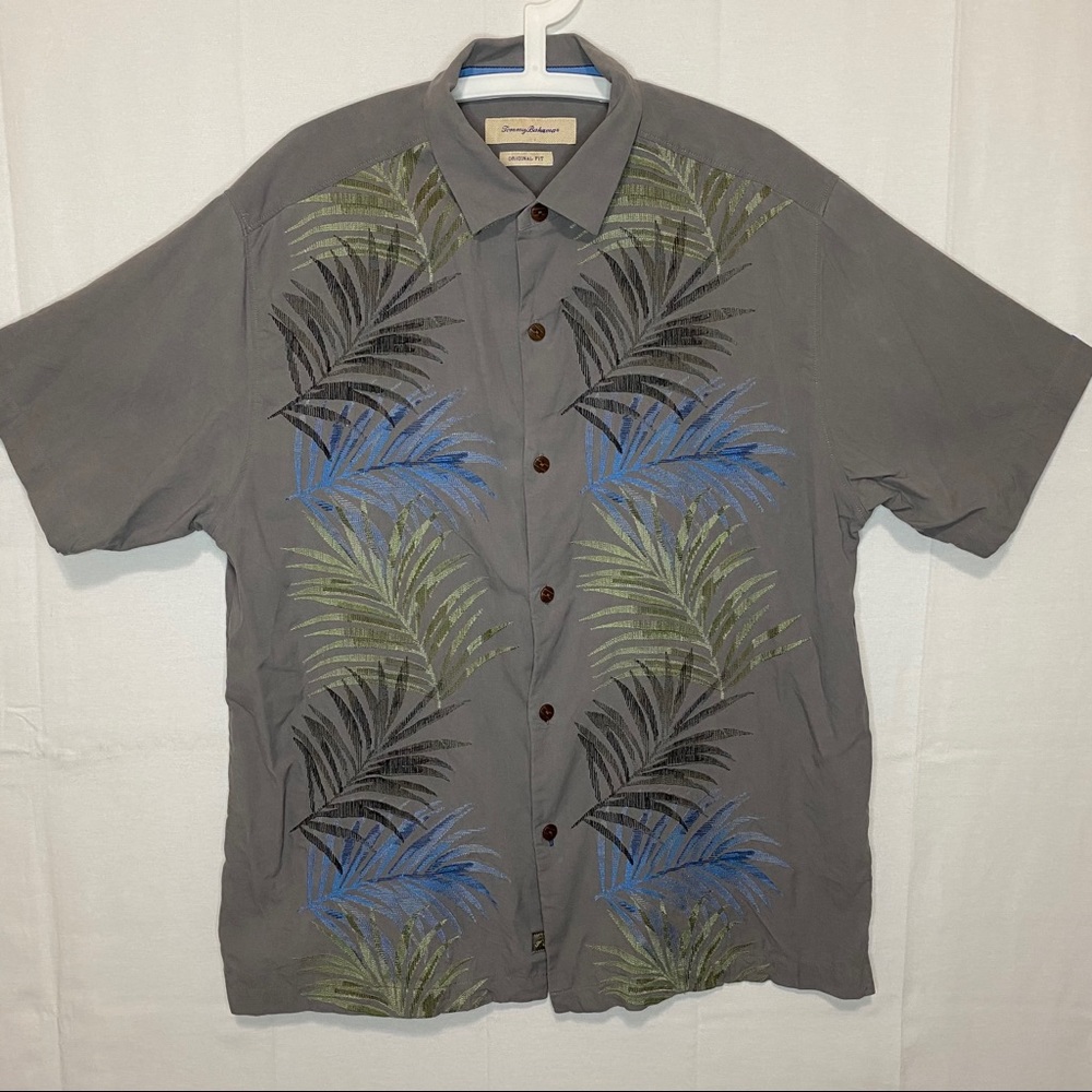 TOMMY BAHAMA Men's SS Camp Shirt - Size L EUC